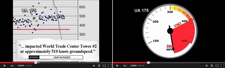 911 テロ UA175 突入速度 異常